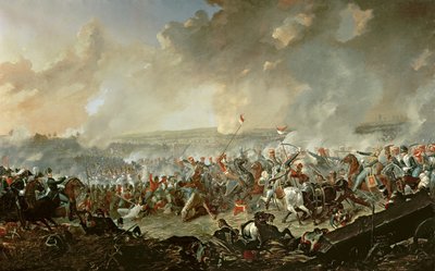 A Batalha de Waterloo, 18 de junho de 1815 de Denis Dighton